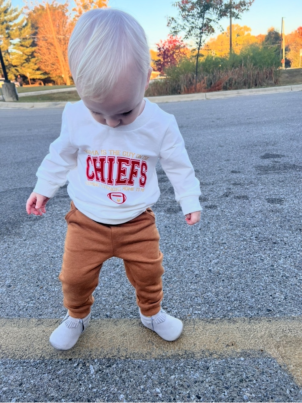 Kansas City Chiefs baby sweatshirt